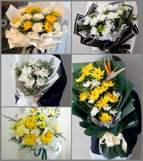 贵州毕节市大方县鼎新乡白事花束代送